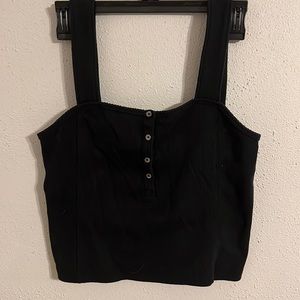 A&F Black Bandage Top